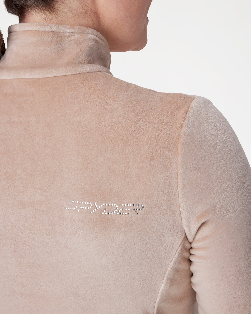 Womens Shimmer Bug Crew Neck