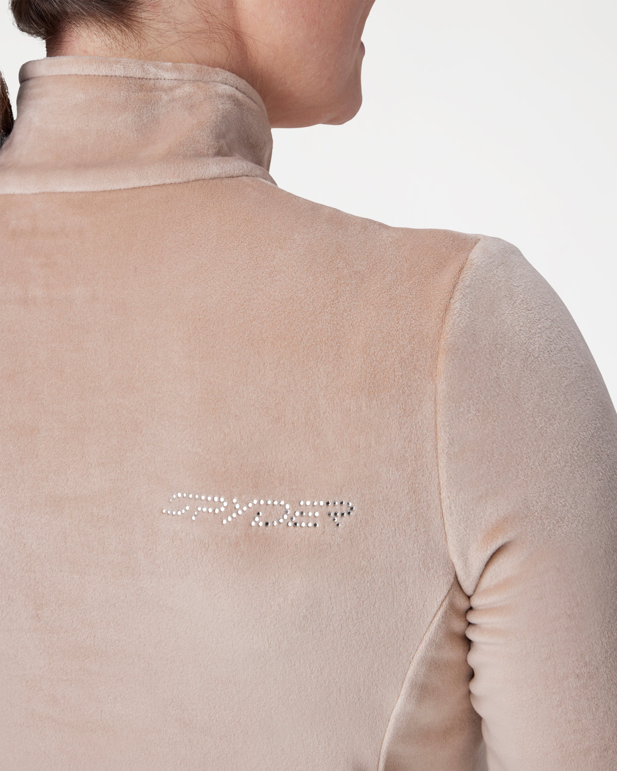 Womens Shimmer Bug Crew Neck
