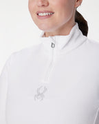Womens Shimmer Bug Crew Neck