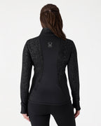 Womens Luxe Full-Zip Sweater