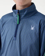 Big Boys Jacobs Half-Zip Long Sleeve Top