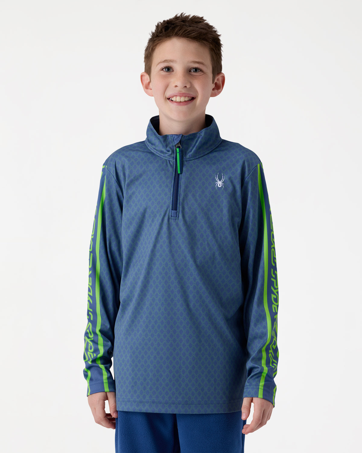 Big Boys Jacobs Half-Zip Long Sleeve Top
