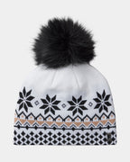 Womens Plait Pom Hat