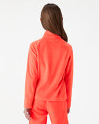 Big Girls Shimmer Bug Half-Zip Long Sleeve Tops