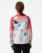 Big Girls Surface Half-Zip Long Sleeve Tops