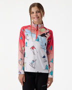 Big Girls Surface Half-Zip Long Sleeve Tops