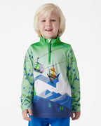 Little Boys Challenge  Half-Zip Long Sleeve Tops