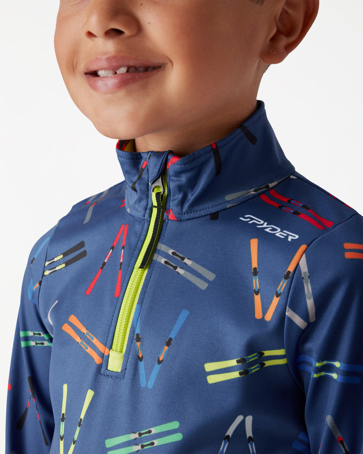 Little Boys Challenge  Half-Zip Long Sleeve Tops