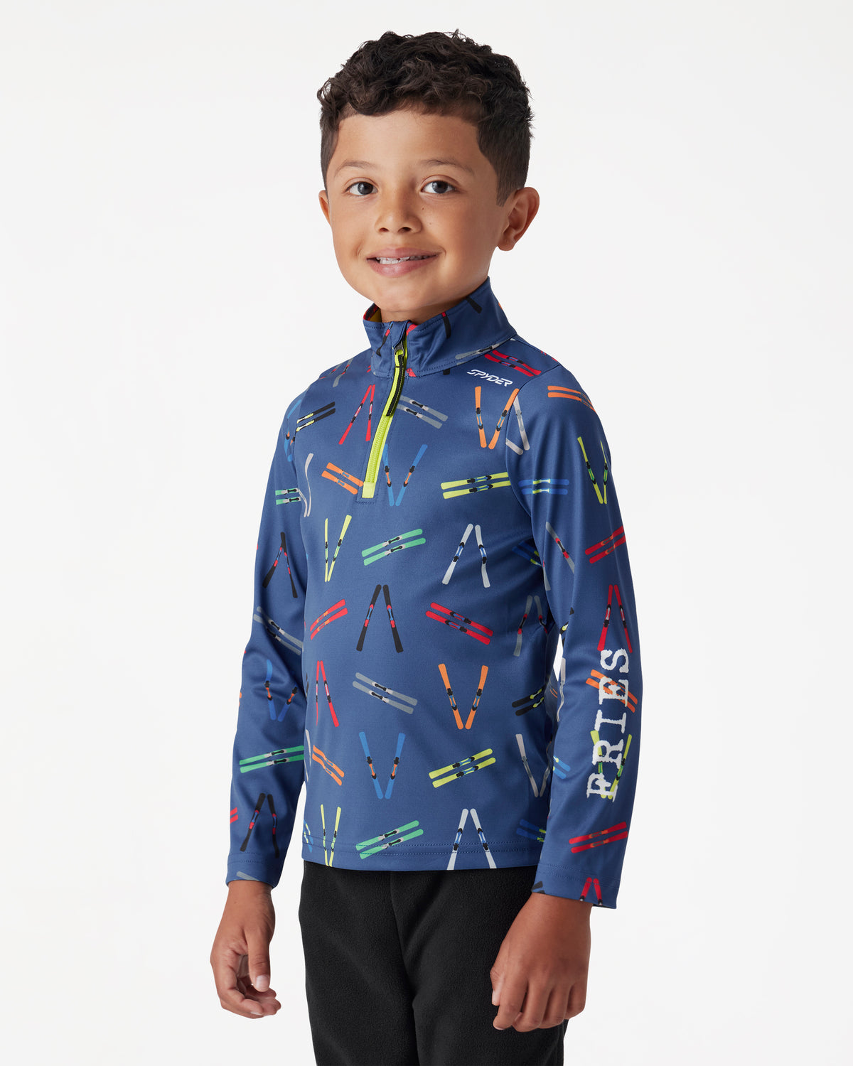 Little Boys Challenge  Half-Zip Long Sleeve Tops