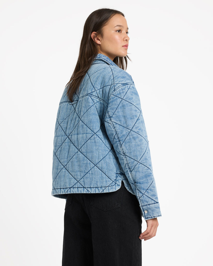 Womens Qc Ramps Quilted Jacket