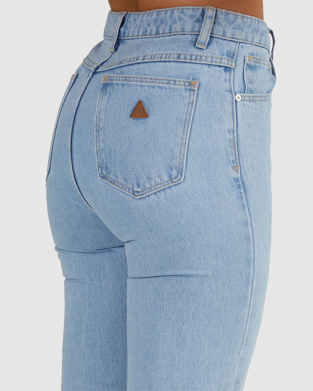 Womens A 94 High Straight Denim Jeans