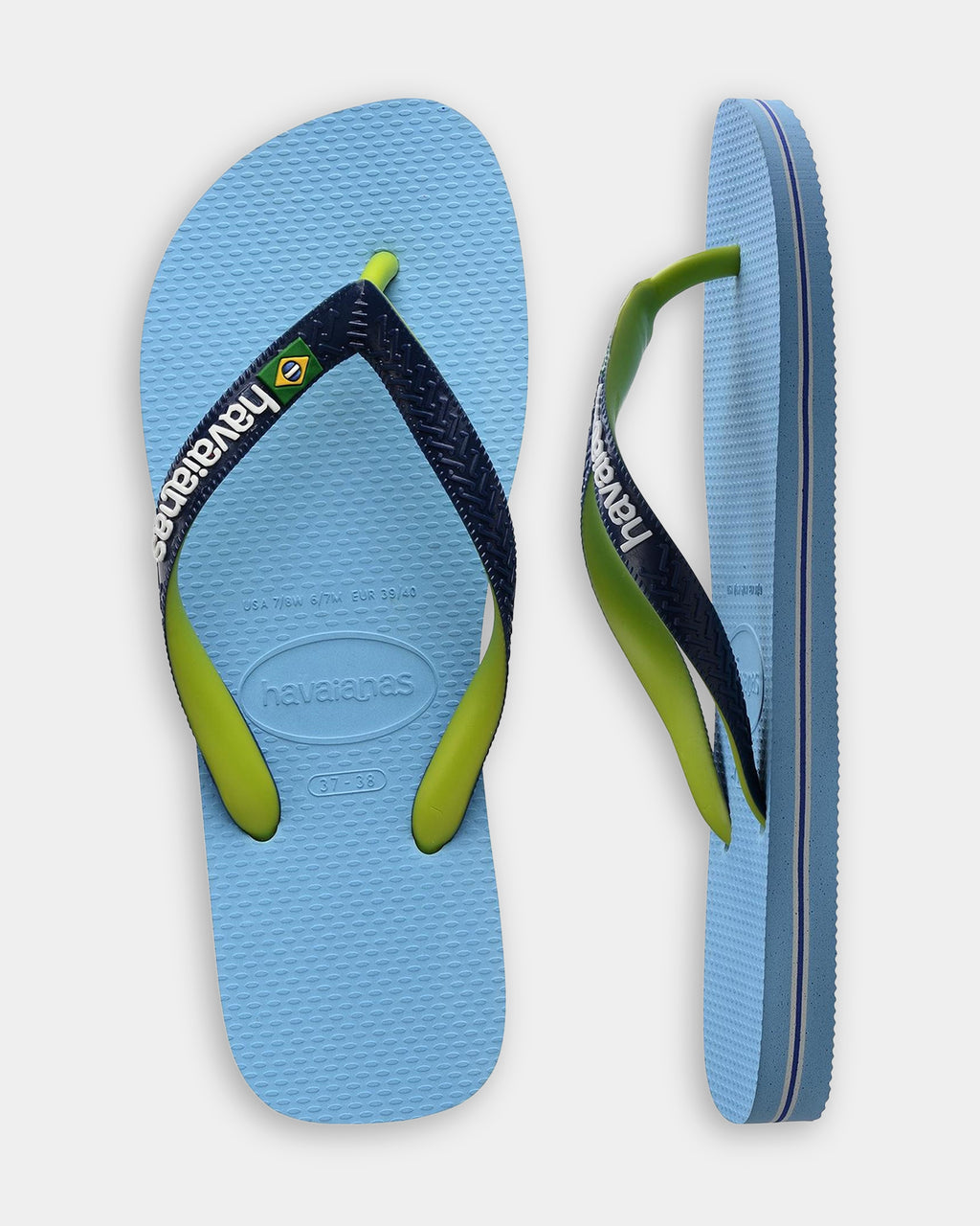 Brazil Mix Light Blue Thongs