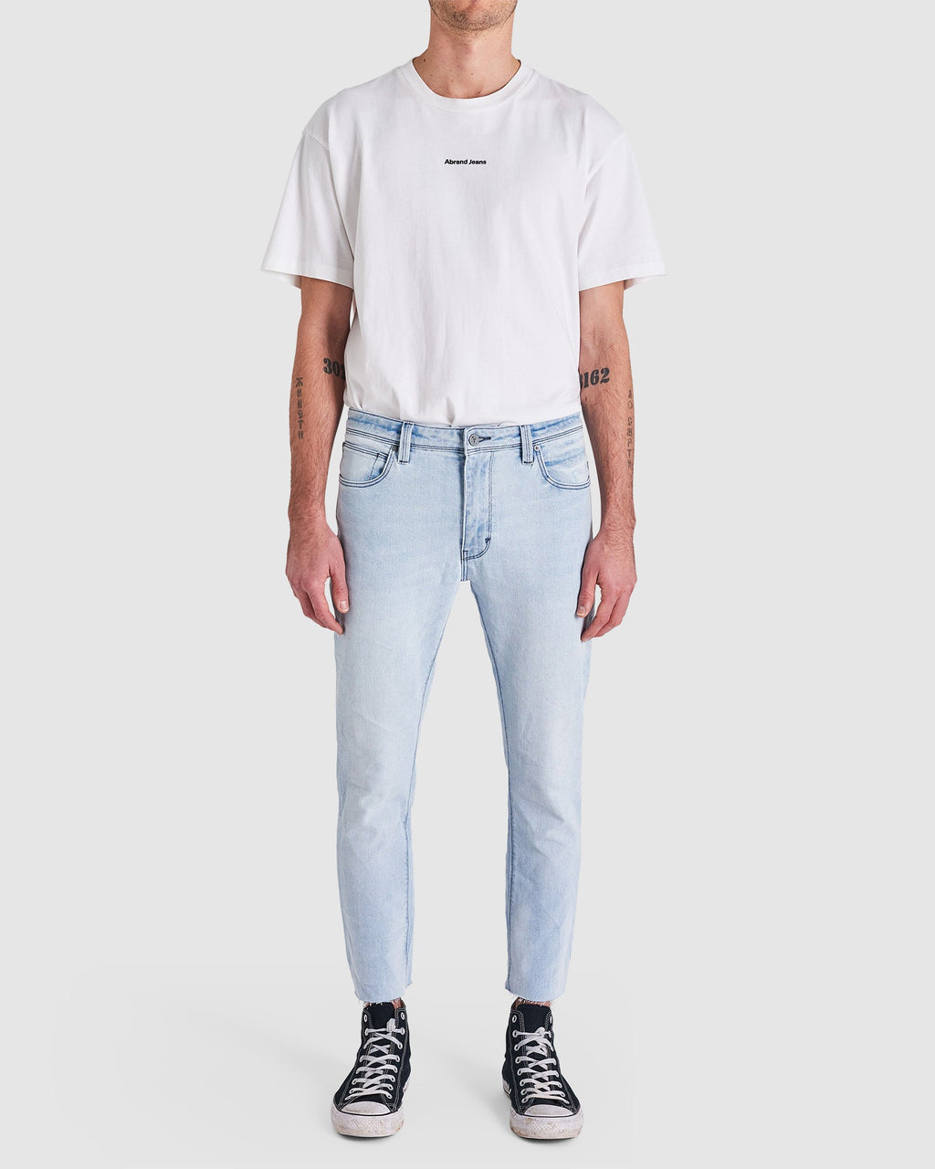 Mens A Dropped Skinny Jeans Dubbed