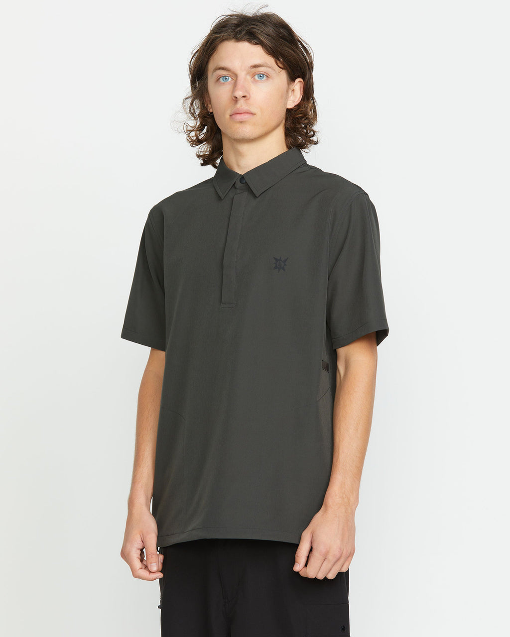 Mens TT Sense Popover Short Sleeve Shirt