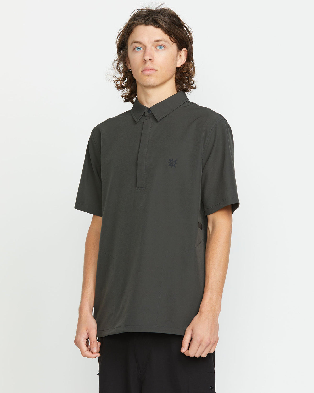 Mens TT Sense Popover Short Sleeve Shirt