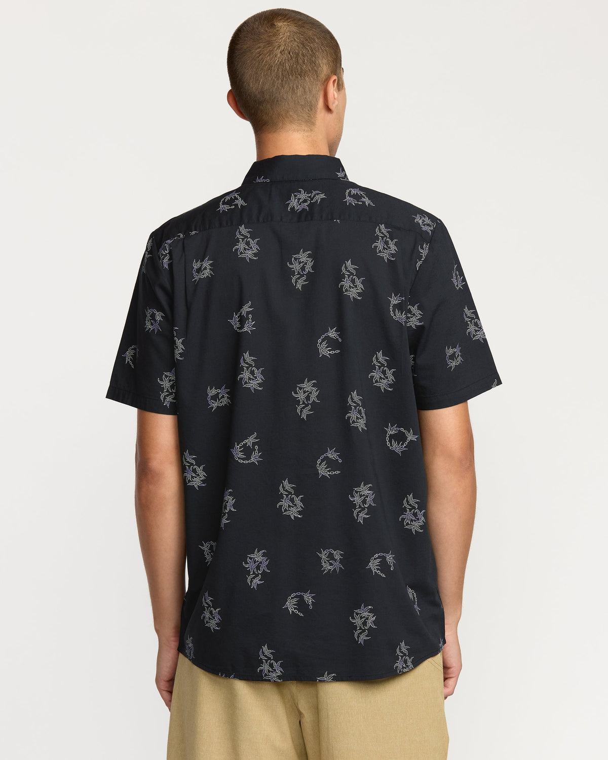 Mens Scaller Stone Woves Short Sleeve Shirt