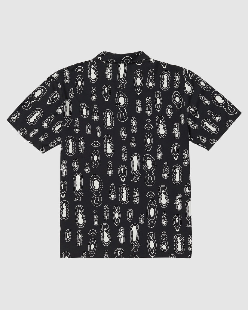 Mens Shaken Stirred Woven Short Sleeve Shirt