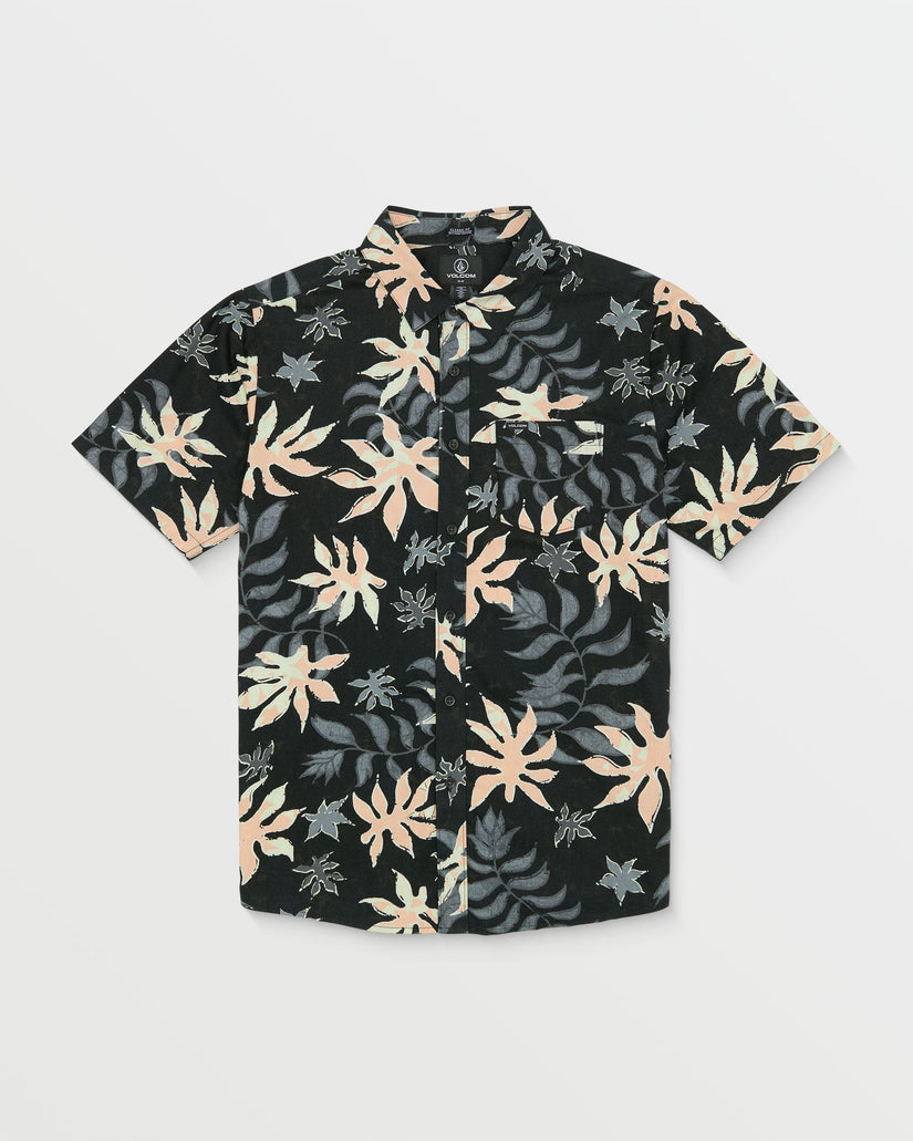 Mens Floral Motion Short Sleeve Shirt