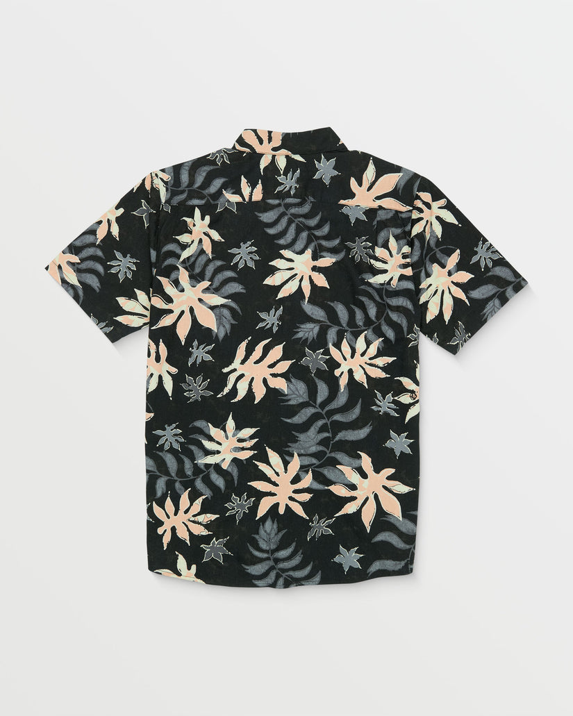 Mens Floral Motion Short Sleeve Shirt