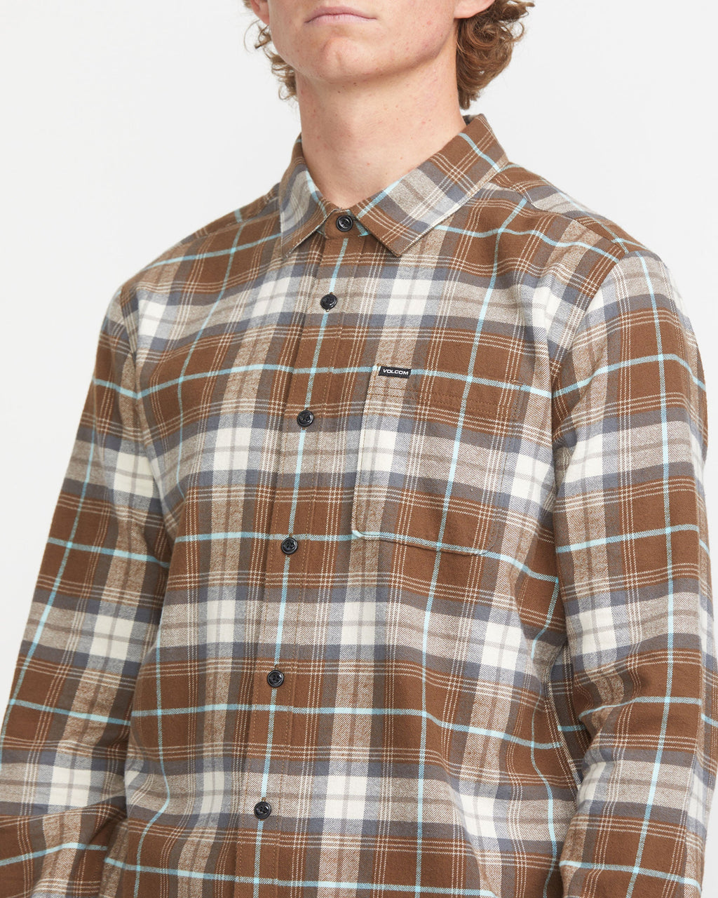 Mens Caden Plaid Long Sleeve Shirt