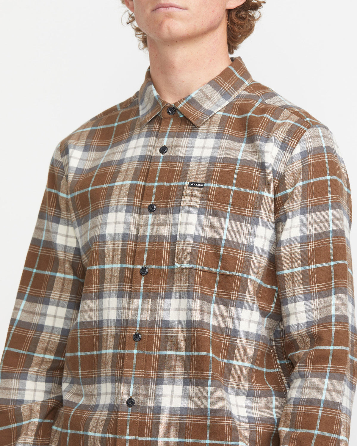 Mens Caden Plaid Long Sleeve Shirt