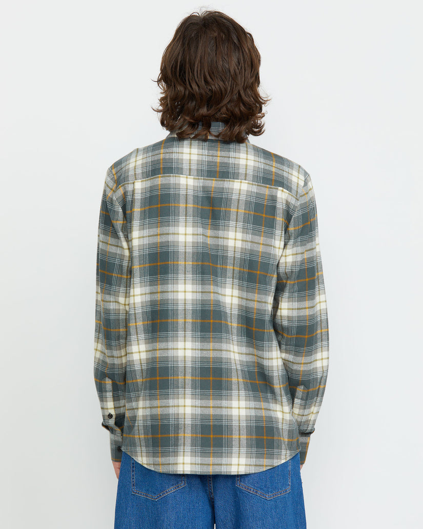 Mens Caden Plaid Long Sleeve Shirt