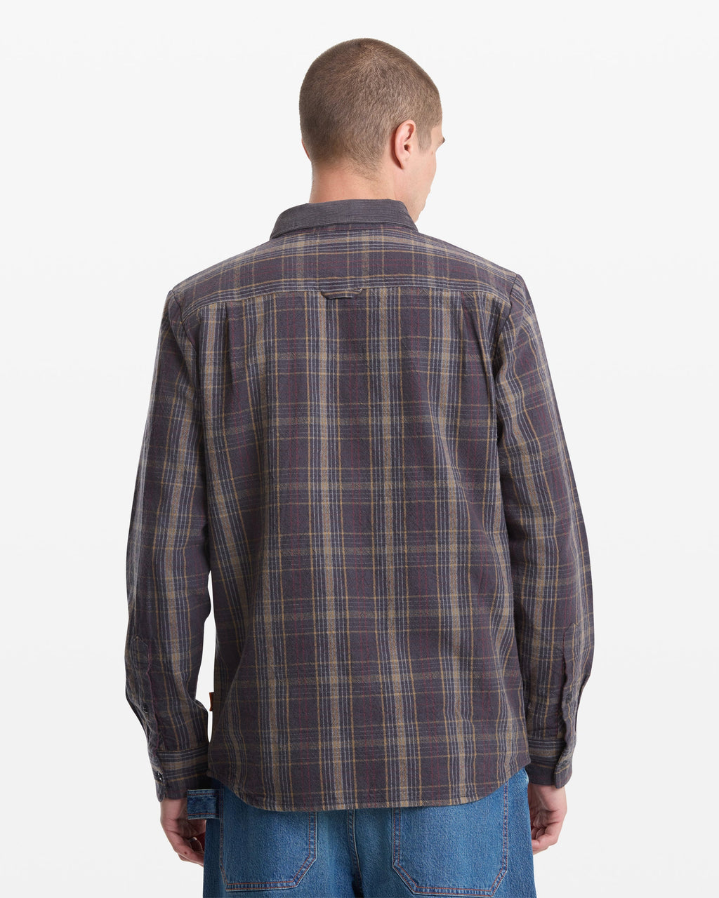 Mens Stonevise Plaid Long Sleeve Shirt