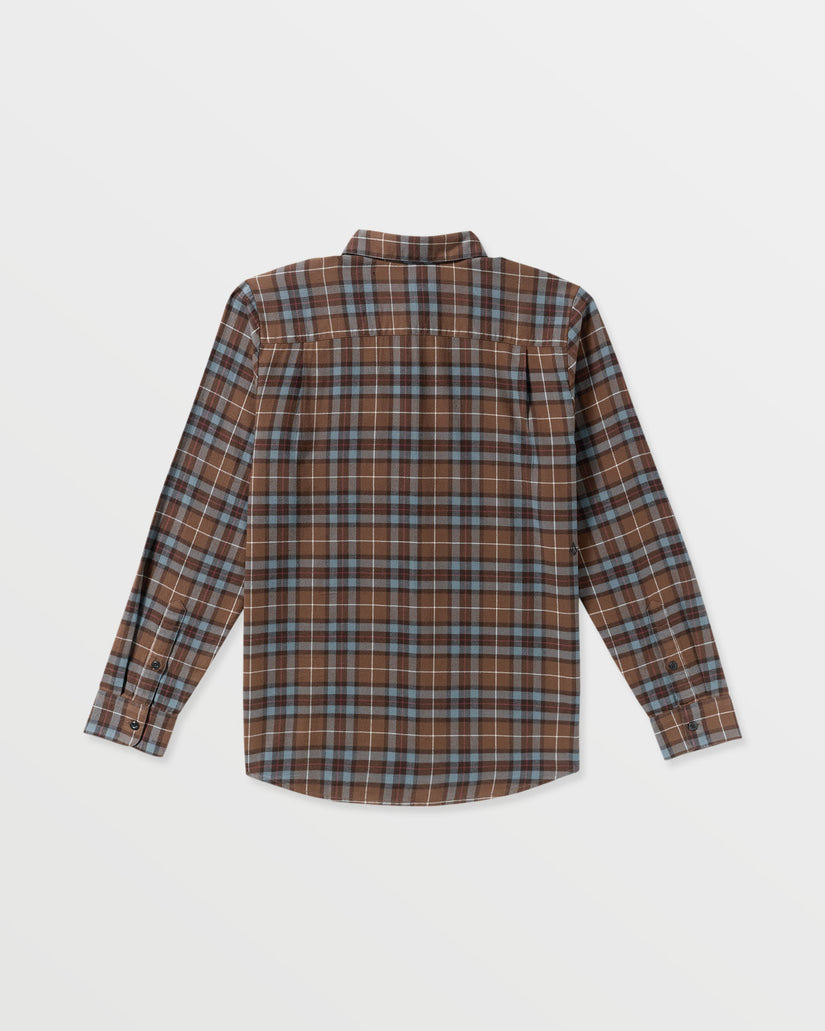 Mens Caden Plaid Long Sleeve Shirt