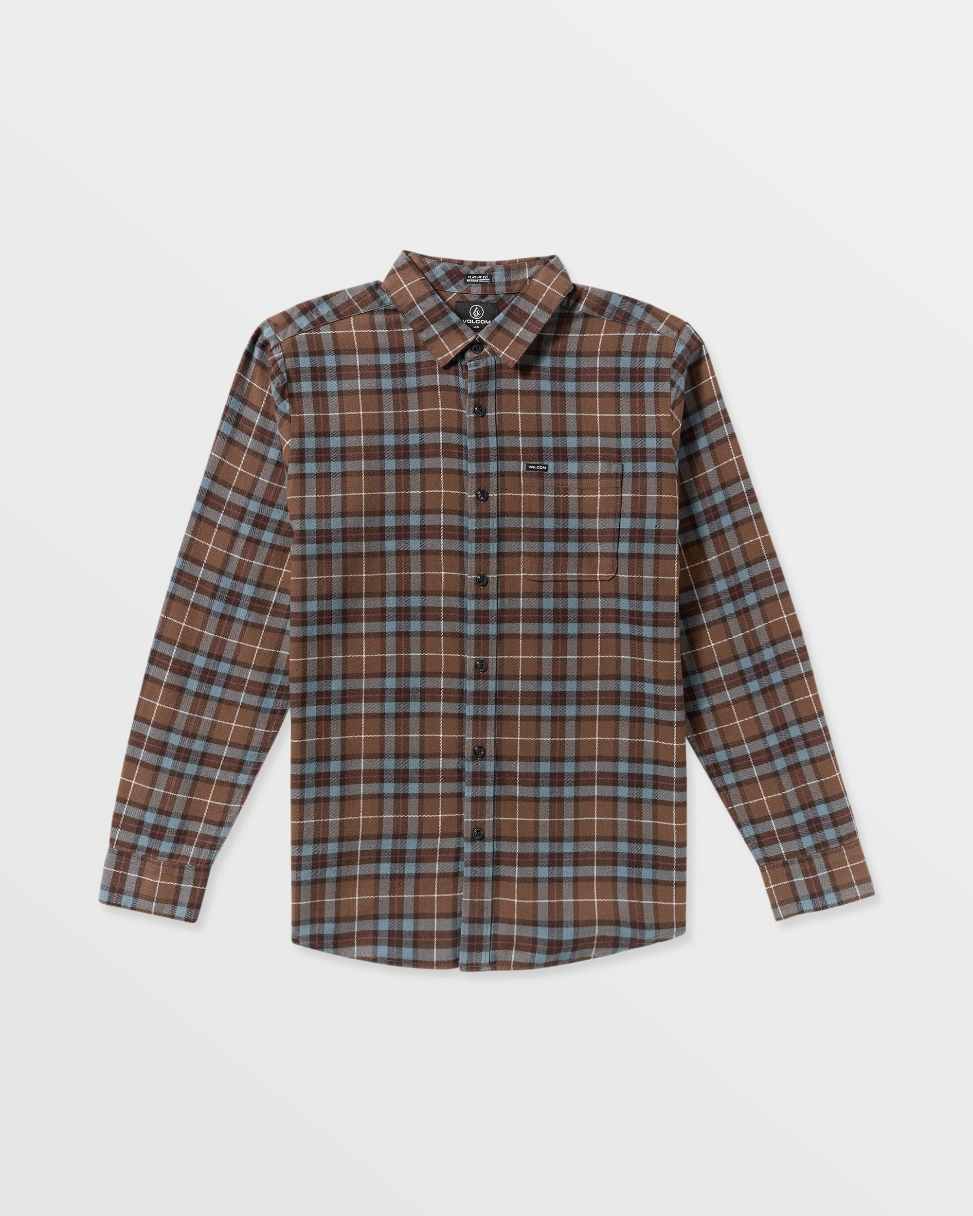 Mens Caden Plaid Long Sleeve Shirt