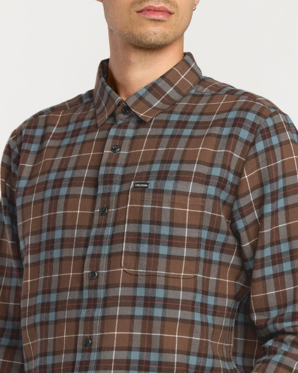 Mens Caden Plaid Long Sleeve Shirt
