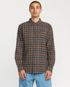 Mens Caden Plaid Long Sleeve Shirt
