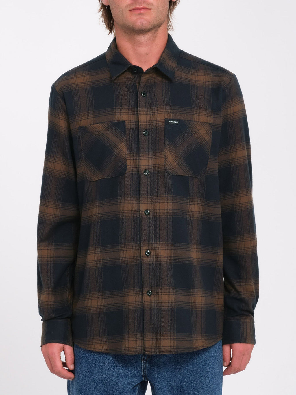 Mens Netastone Flannel Long Sleeve Shirt
