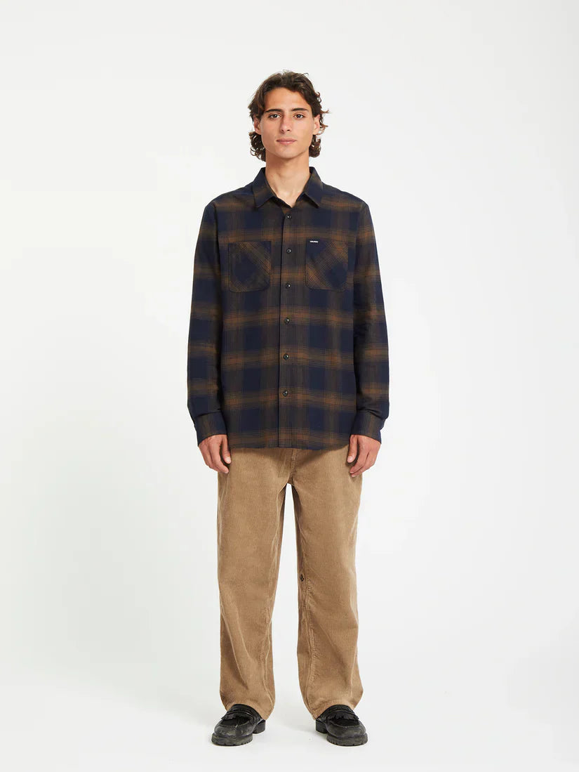 Mens Netastone Flannel Long Sleeve Shirt