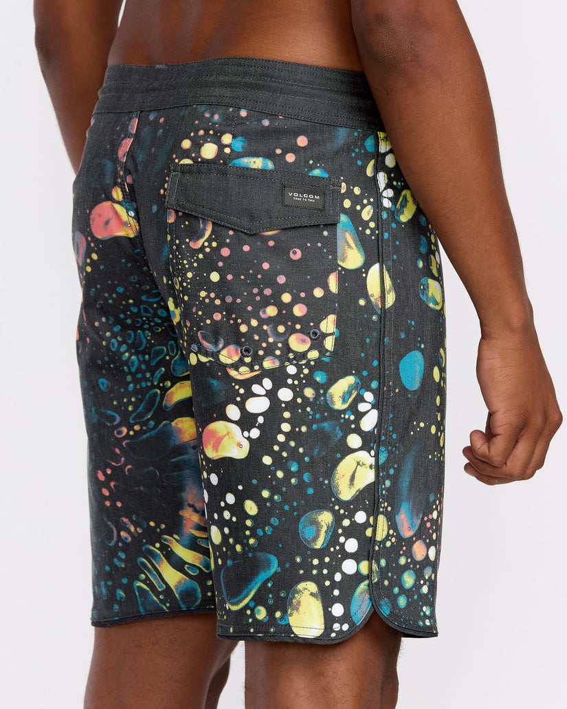 Mens Excite Stoney Scallop 19" Boardshorts