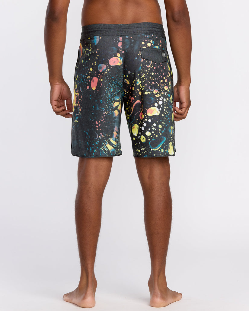 Mens Excite Stoney Scallop 19" Boardshorts