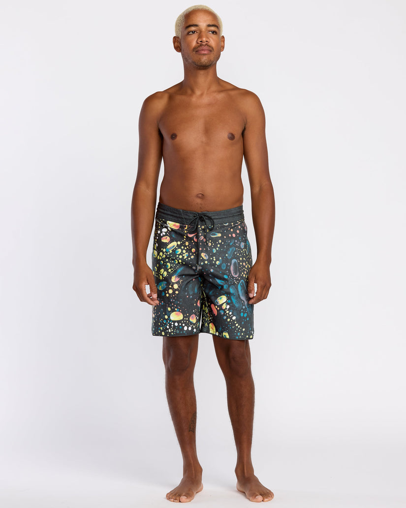 Mens Excite Stoney Scallop 19" Boardshorts