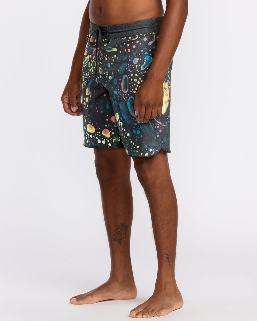 Mens Excite Stoney Scallop 19" Boardshorts