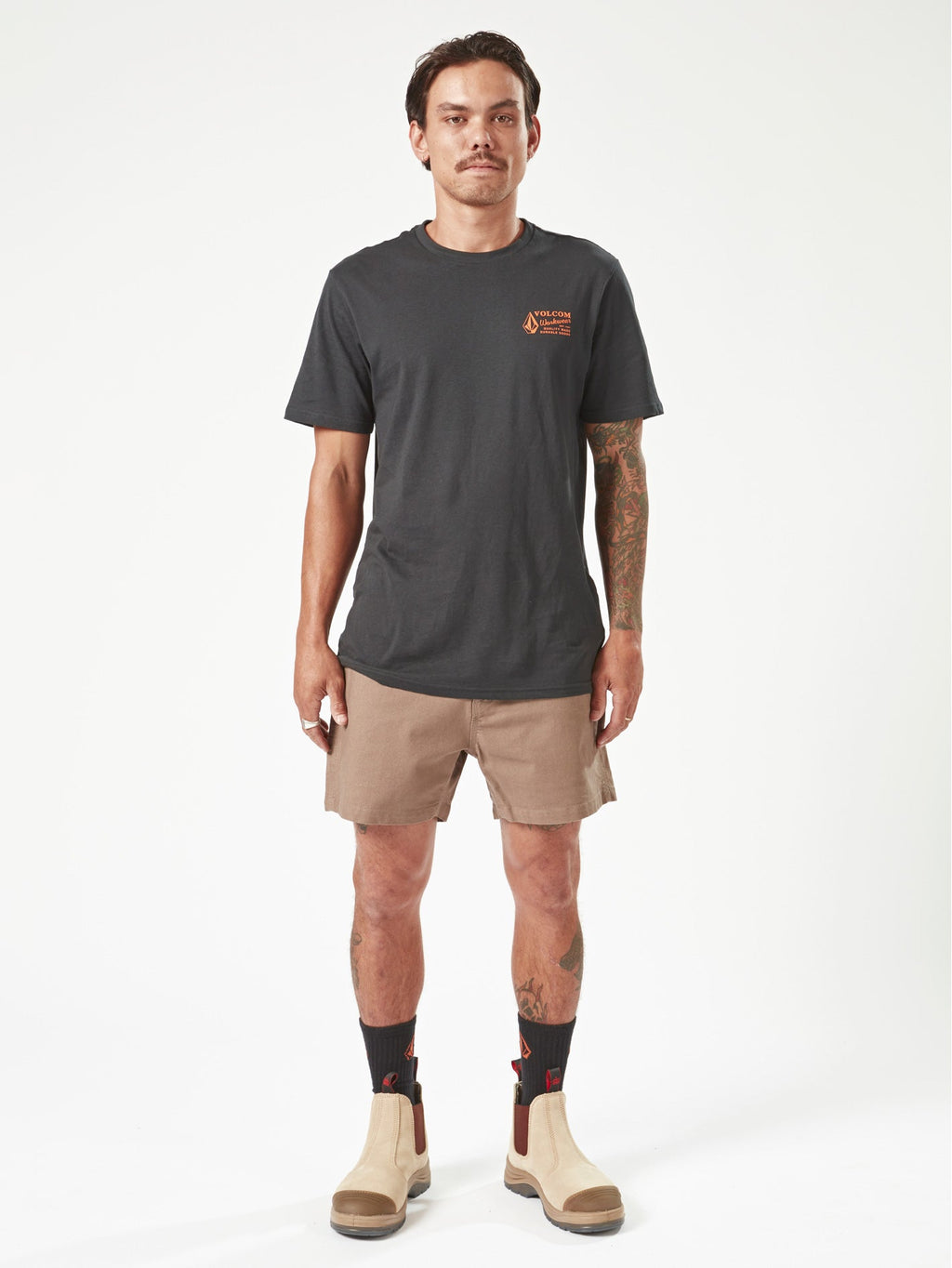 Mens Volcom Workwear Bevel 15" Carpenter Shorts