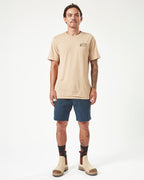 Mens Workwear Caliper Elastic Waist Walkshorts