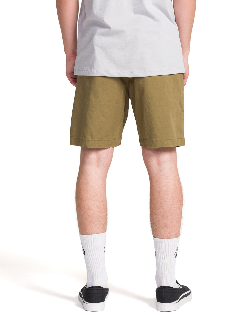 Mens Road Trip Elastic Waist Stretch Walk Shorts