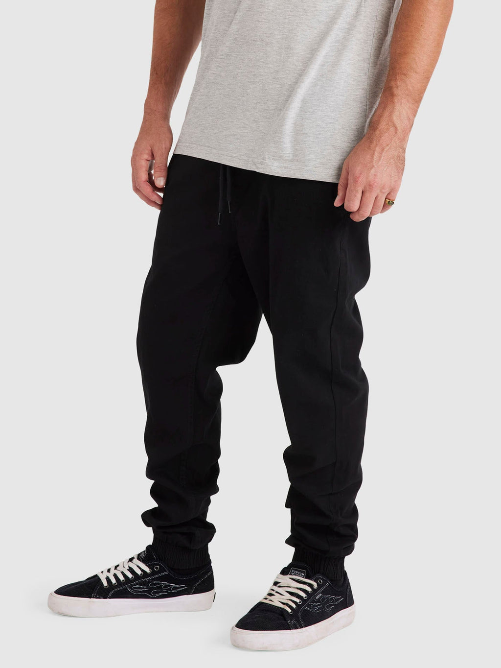 Mens Road Trip Elastic Waist Pants