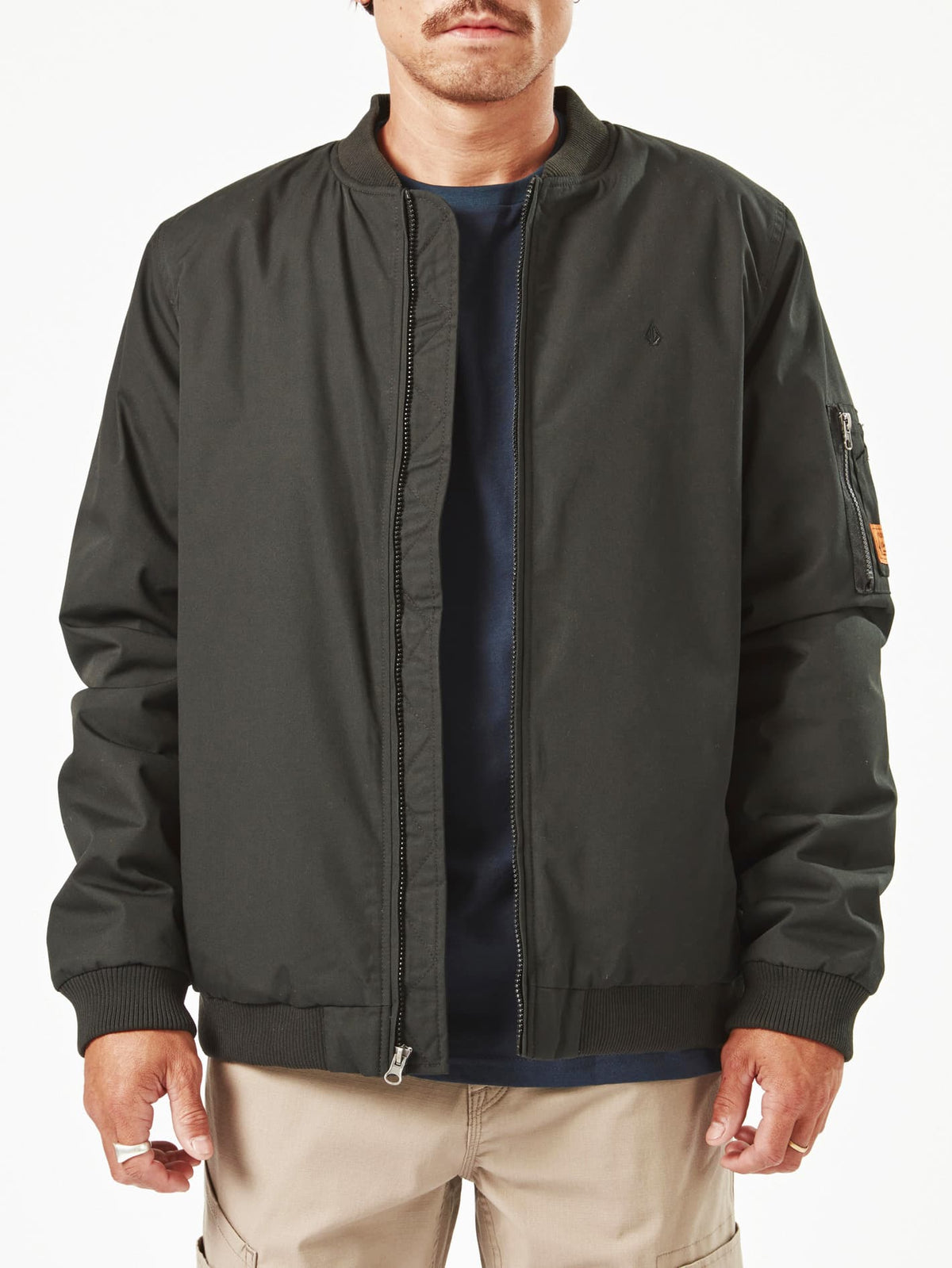 Mens Volcom Workwear Bomber Jacket