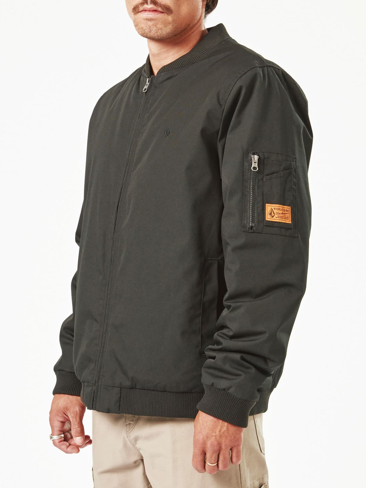Mens Volcom Workwear Bomber Jacket