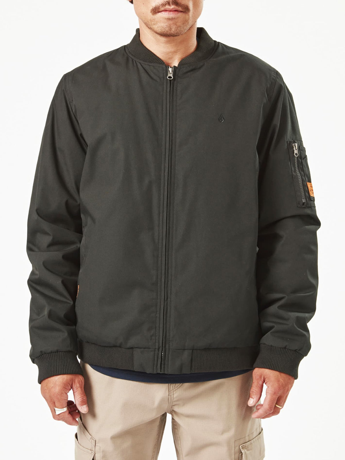 Mens Volcom Workwear Bomber Jacket