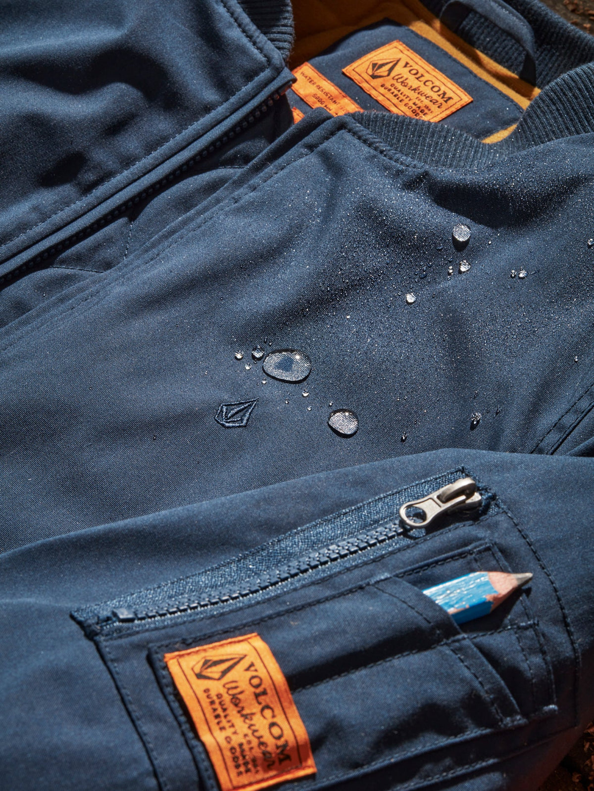 Mens Volcom Workwear Bomber Jacket