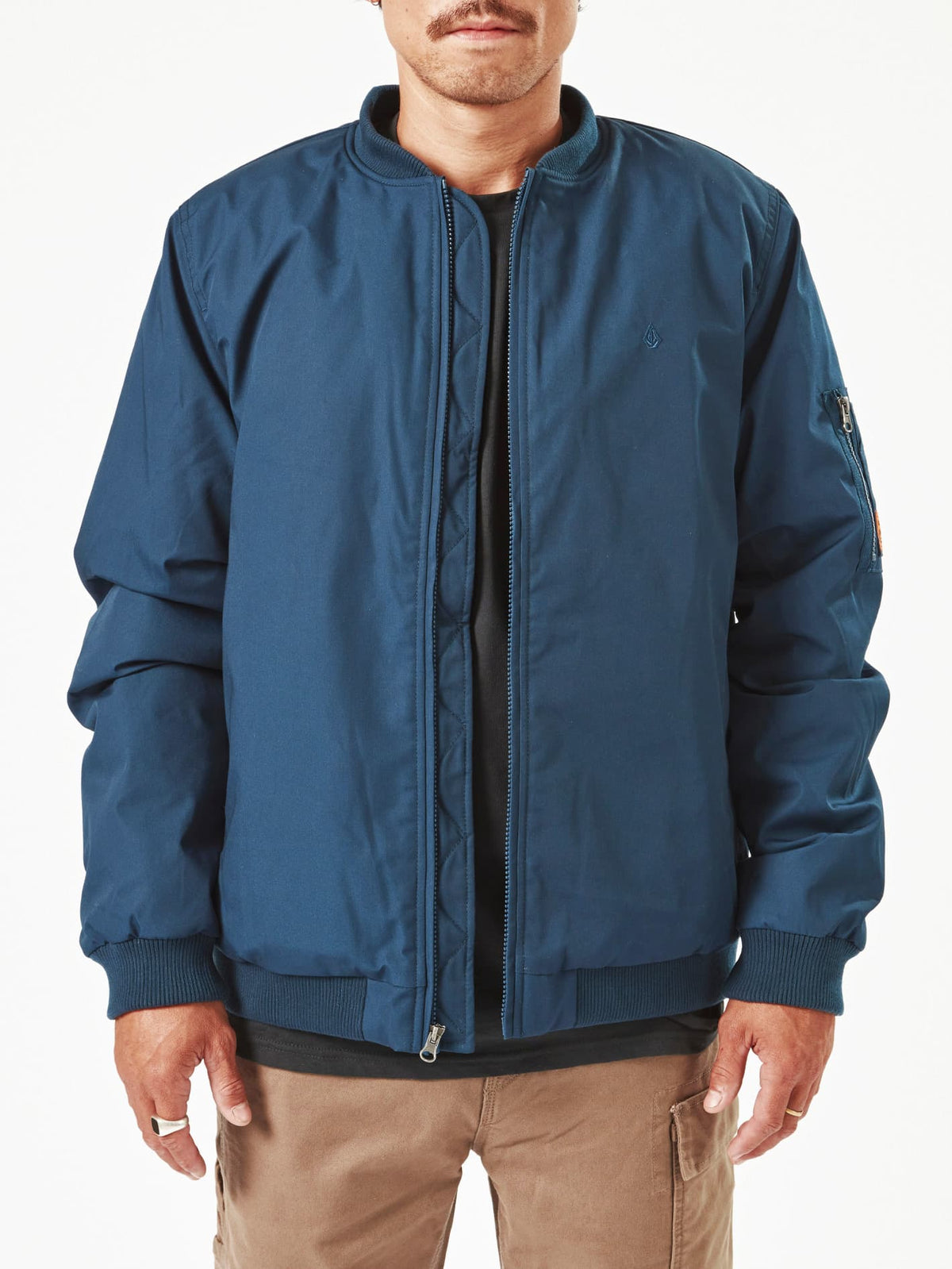 Mens Volcom Workwear Bomber Jacket