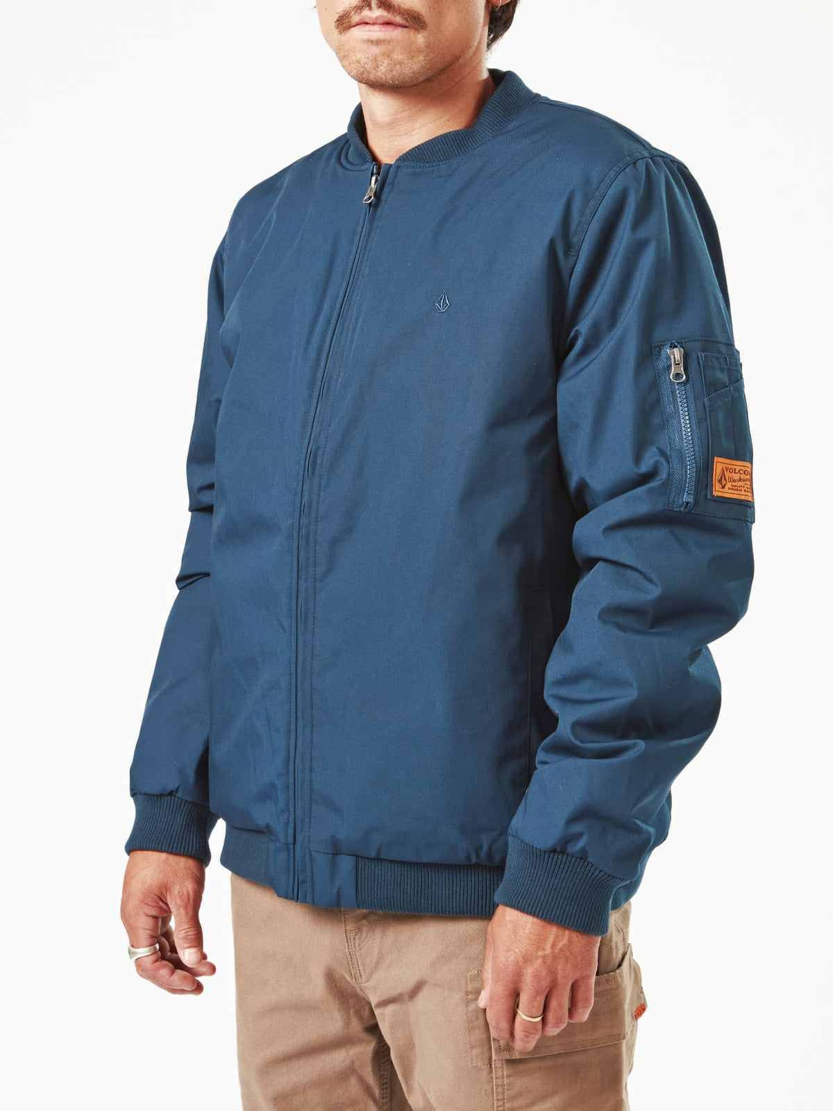 Mens Volcom Workwear Bomber Jacket