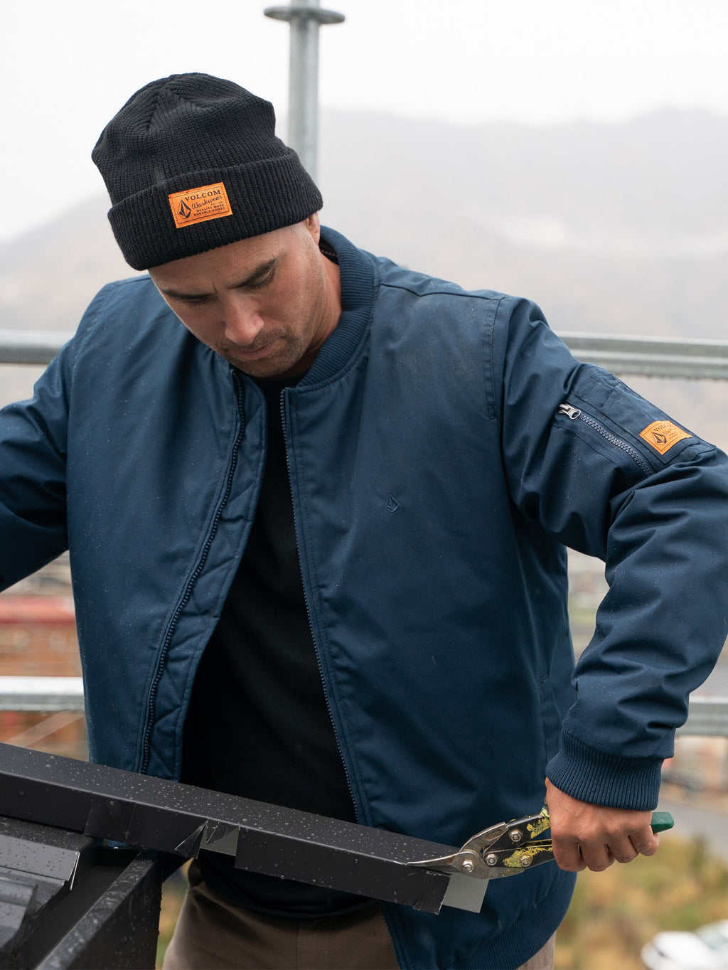 Mens Workwear Bomber Jacket