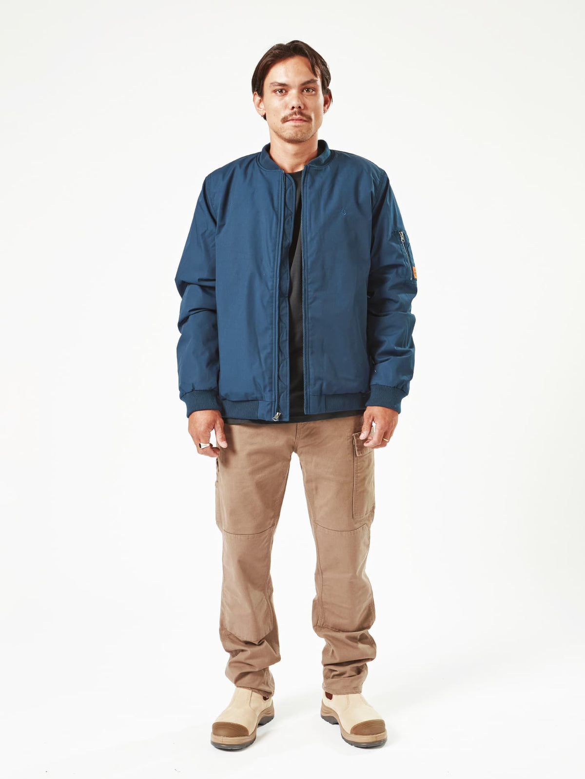Mens Volcom Workwear Bomber Jacket