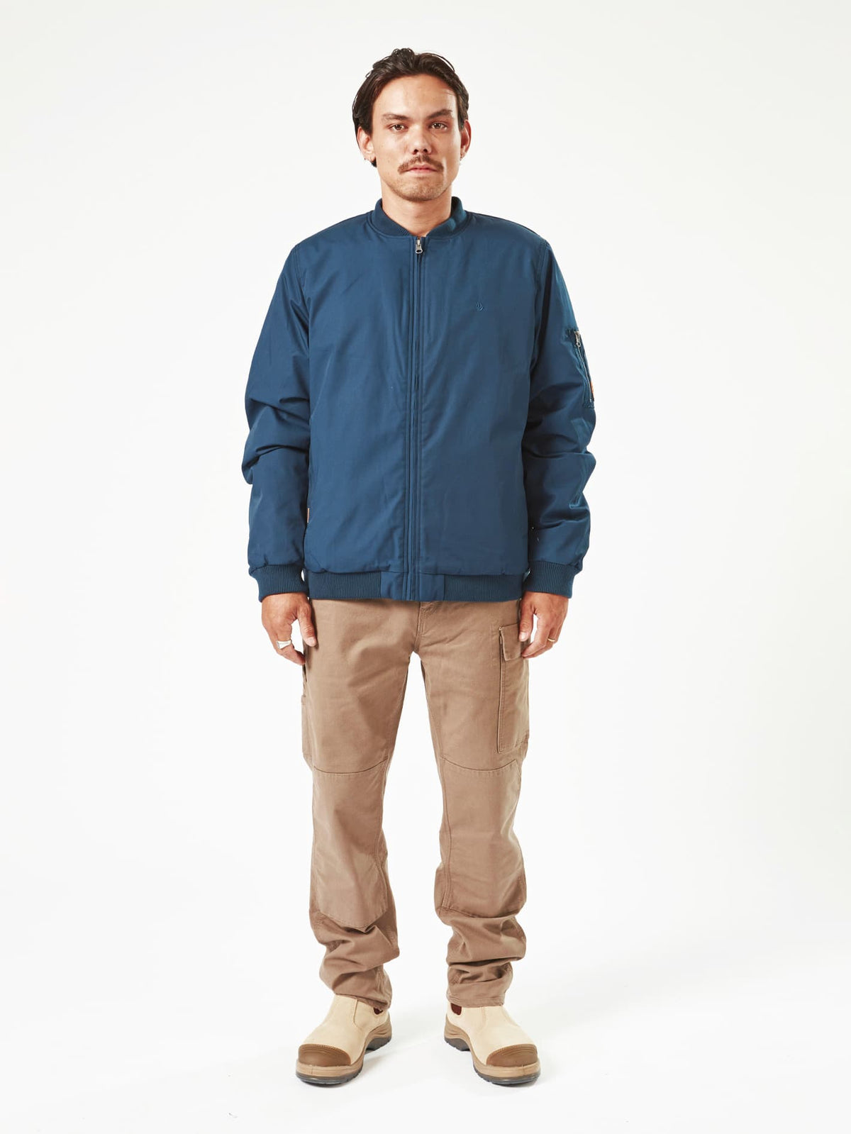 Mens Volcom Workwear Bomber Jacket